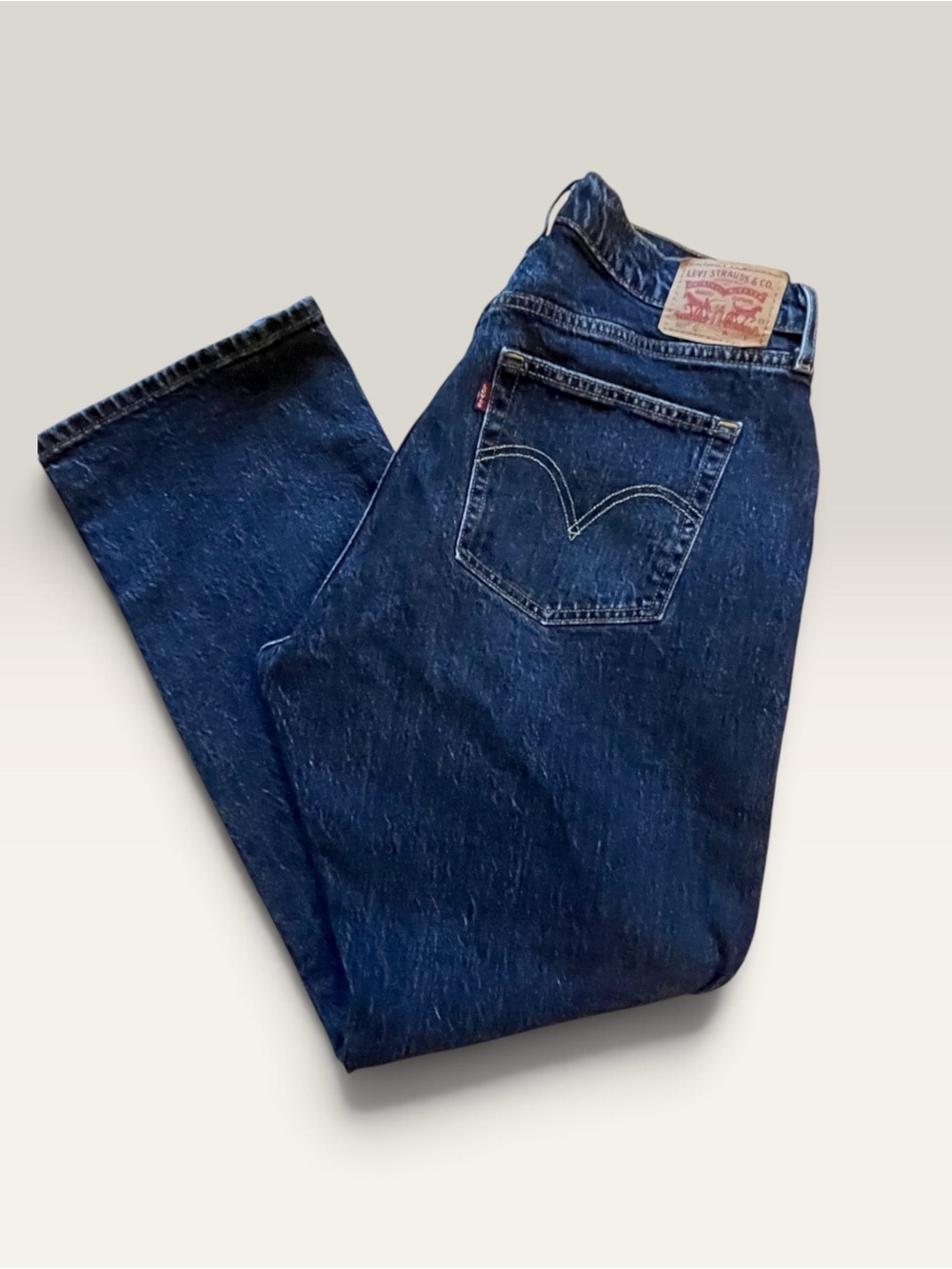Levi’s 501 Curve Jeans W32 L30 Dark Wash High Rise Straight Leg